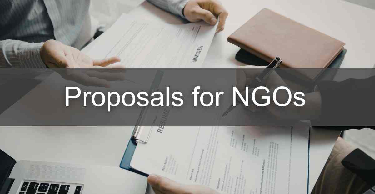 Proposals for NGOs