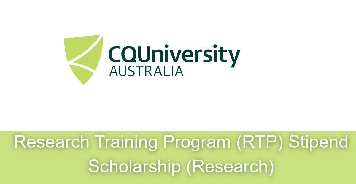 Research Training Program (RTP) Stipend Scholarship (Research)